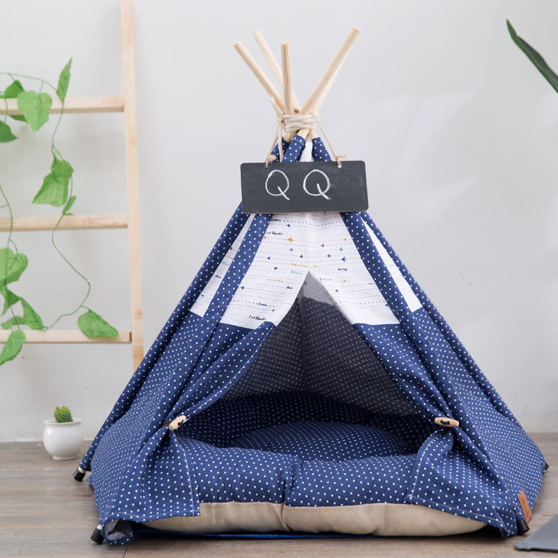 Canvas Pet Tent for Dogs – Cozy Indoor & Outdoor Hideaway