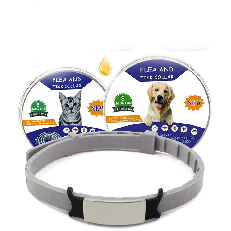 Silicone Flea Repellent Pet Collar – Safe & Comfortable Protection