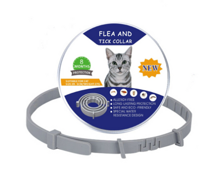 Silicone Flea Repellent Pet Collar – Safe & Comfortable Protection
