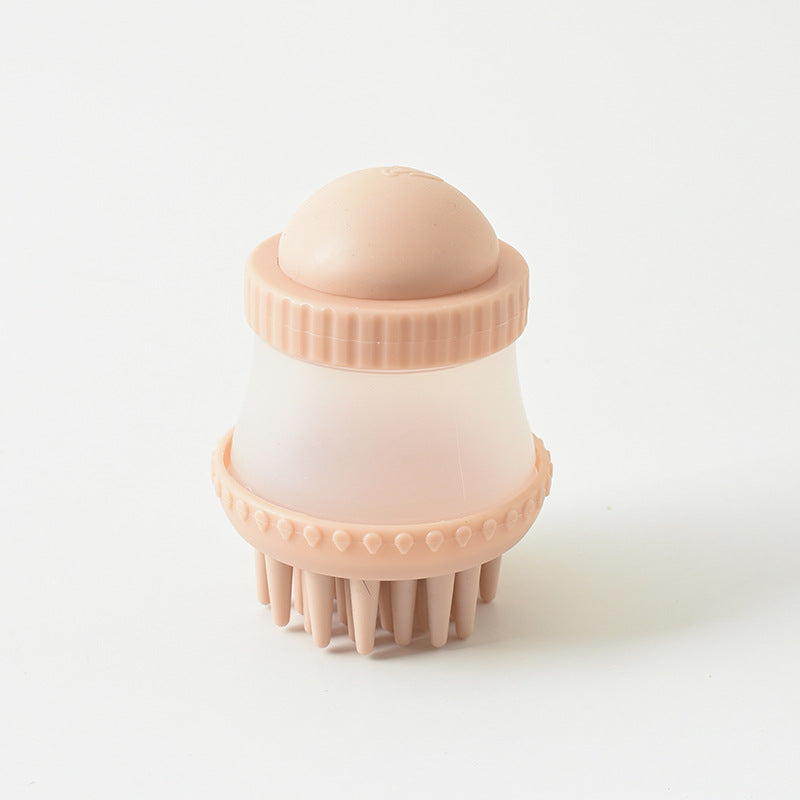 Silicone Pet Bath Massage Brush – Multifunctional Grooming Tool