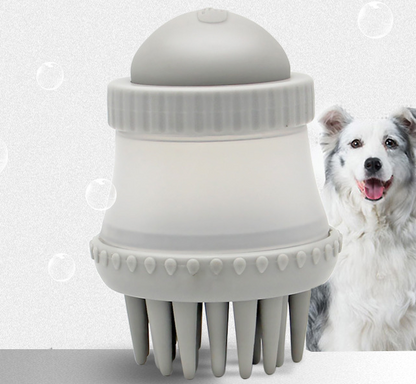 Silicone Pet Bath Massage Brush – Multifunctional Grooming Tool